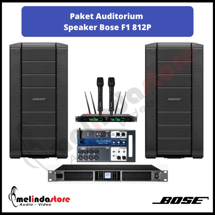 Paket Auditorium Speaker Bose F1 812P 2 Speaker